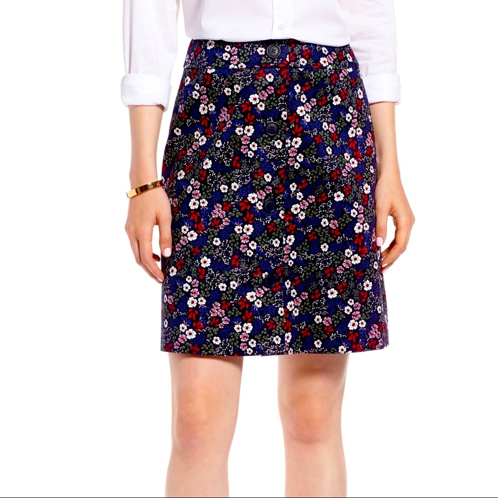 NWOT 1901 sz14 Floral Skirt